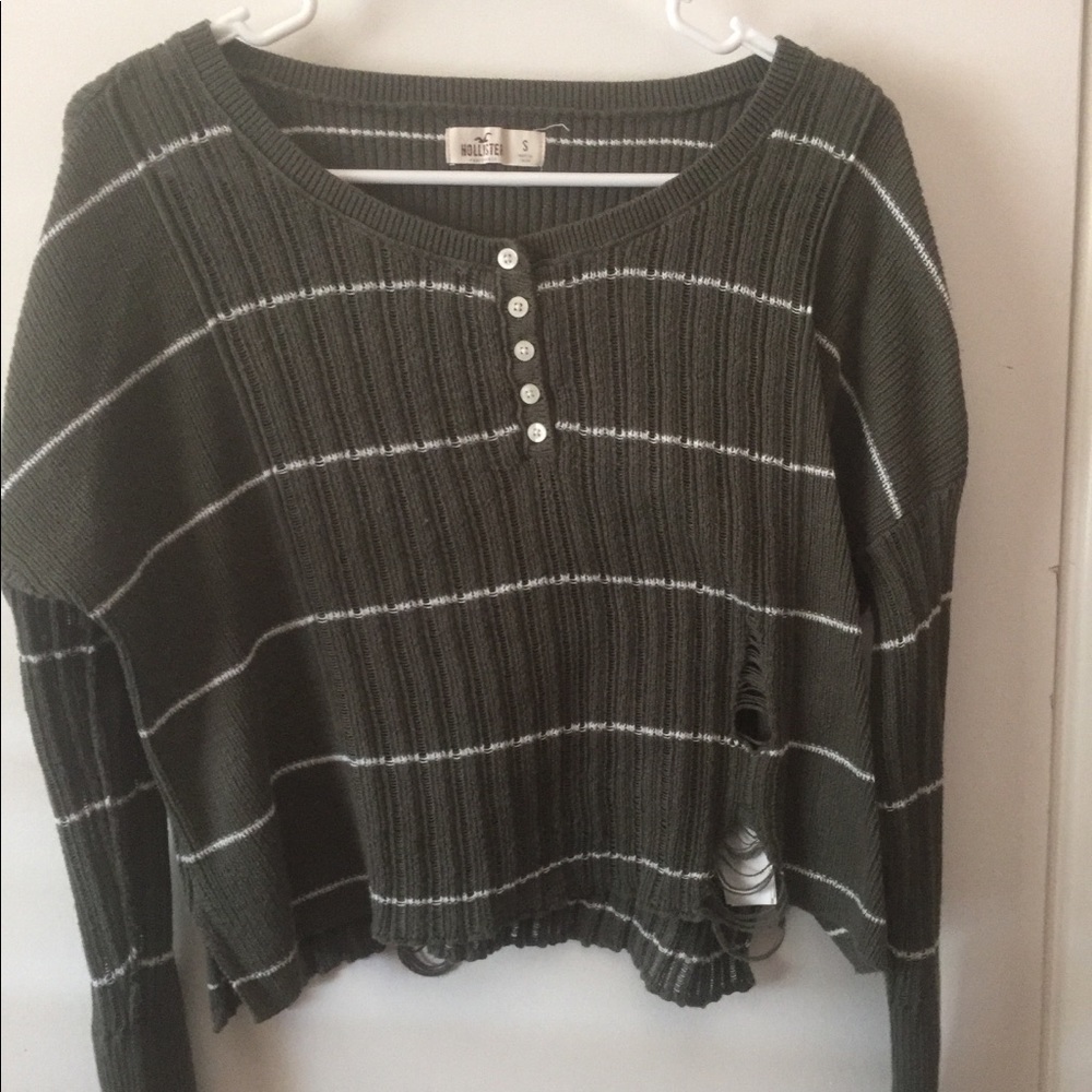Hollister long sleeve Henley